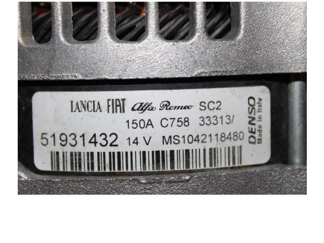 Генератор 51808560   Fiat 500L      