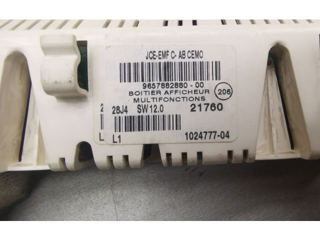 Дисплей 9657882880 Citroen C5