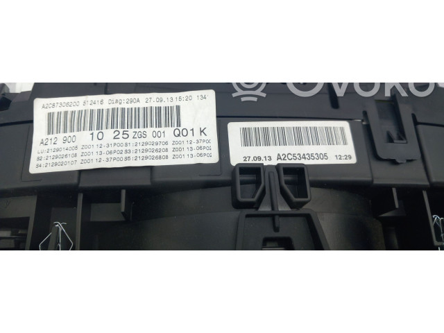 Přístrojová deska Mercedes-Benz E W212 2013 A2C53435305