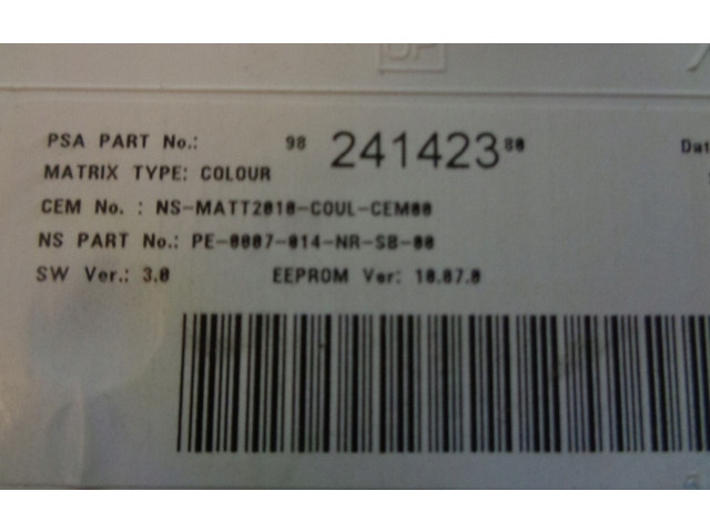 Панель приборов 9824142380 Peugeot 2008 I