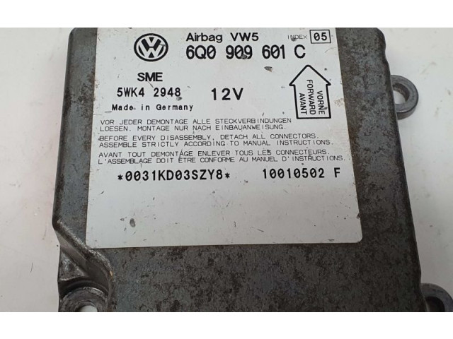 Блок подушек безопасности 6Q0909601C Skoda Fabia Mk1 (6Y)