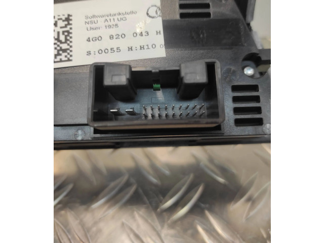 Блок управления климат-контролем 4G0820043H, S1055 Audi A7 S7 4G