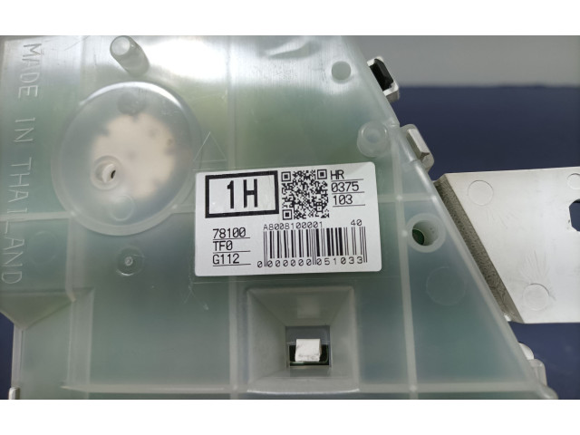 Панель приборов 78100-TF0-G112, 78100-TF0-G112 Honda Jazz