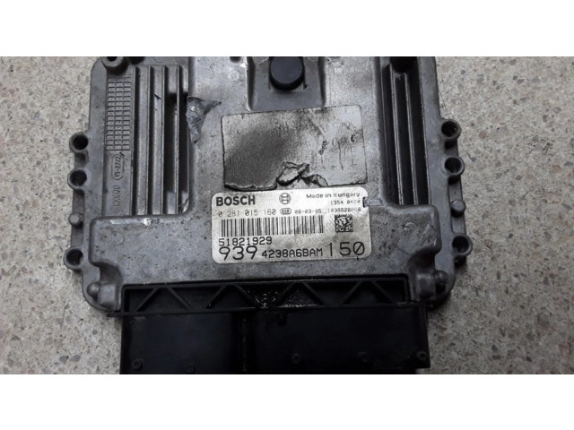 Блок управления двигателя 51821929, 0281015160 Alfa Romeo 159