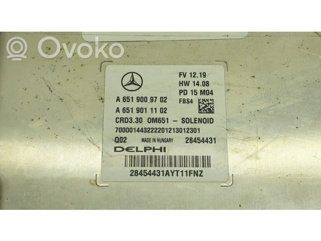 Řídící jednotka A6519009702, A6519011102   Mercedes-Benz A W176 2015