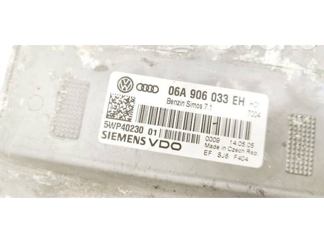 Блок управления двигателя 06A906033EH, 5WP40230   Audi A3 S3 8P