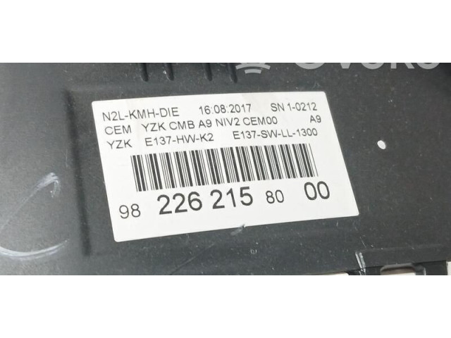 Спидометр (приборный щиток) 9822621580 Peugeot 2008 I