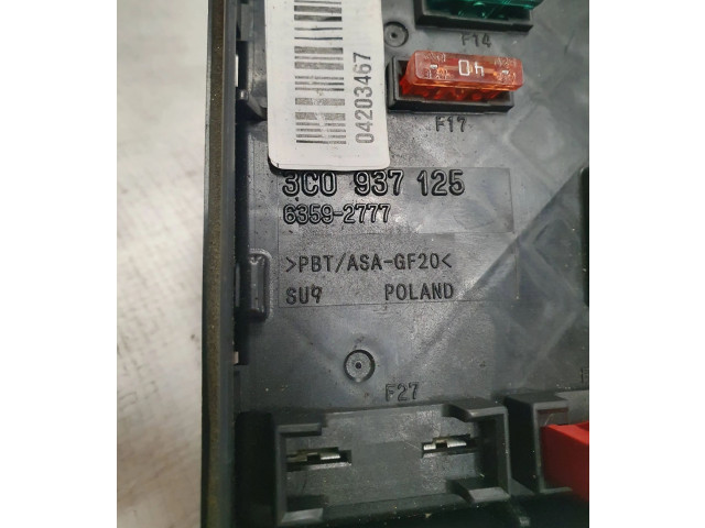 Pojistková skříňka 3C0937125, 63592777 Skoda Octavia Mk2 (1Z) 2009
