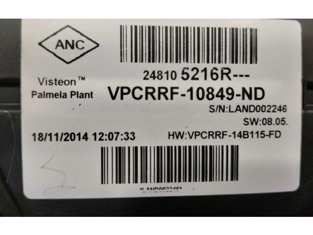 Přístrojová deska  Renault Clio III 2015 248105216R  