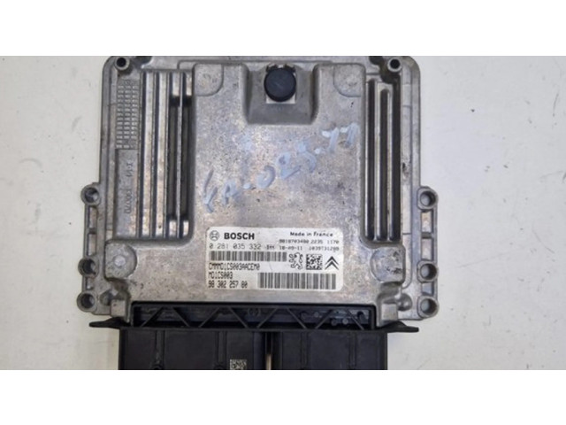 Блок управления двигателя 9830225780, 0281035332 Peugeot 3008 II