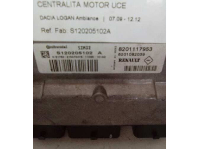 Блок управления двигателя S120205102A Dacia Logan II
