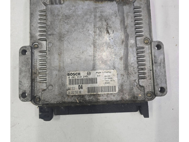 Блок управления двигателя 0281010249, 9636256980 Peugeot 306