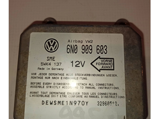 Блок подушек безопасности 6N0909603, 5WK4137   Volkswagen Transporter - Caravelle T4