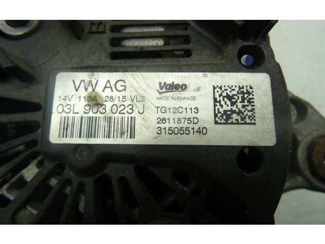 Генератор 03l903023j Audi A3 S3 8P