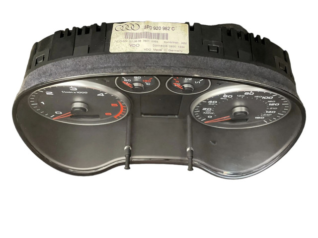 Панель приборов 8P0920982C, 8P0920982 Audi A3 S3 A3 Sportback 8P