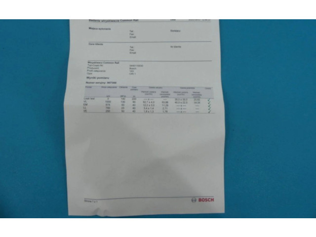 Vstřikovač 0445110030, IMPRK907300 Rover 75