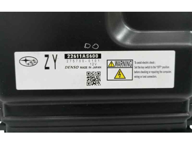 Блок управления двигателя 22611AS600, 2757000101   Subaru Forester SH