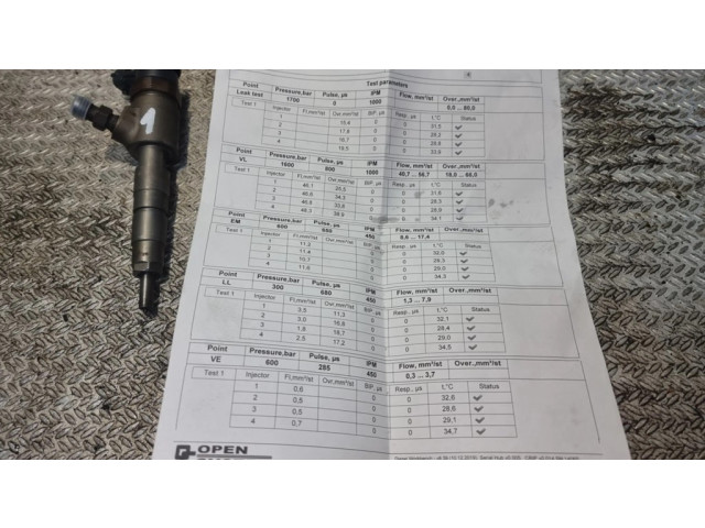 Vstřikovač 0445110340 Citroen Berlingo pro naftový motor 1.6