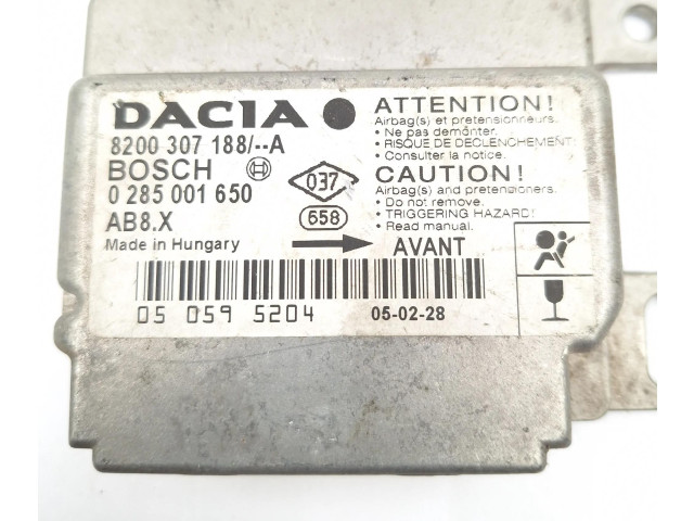 Блок подушек безопасности 8200307188A, 0285001650 Dacia Logan I