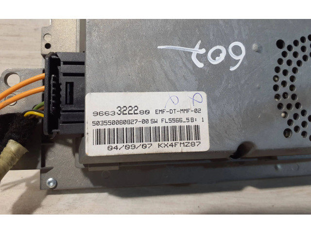 Дисплей 9663322280, 503550080827 Peugeot 607