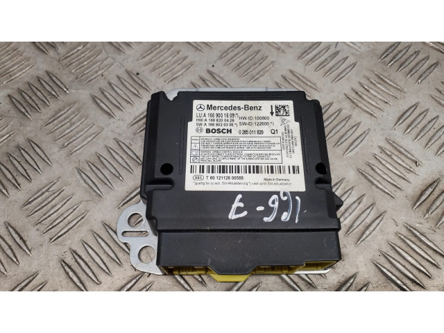 Блок подушек безопасности A1669001609   Mercedes-Benz GL X166