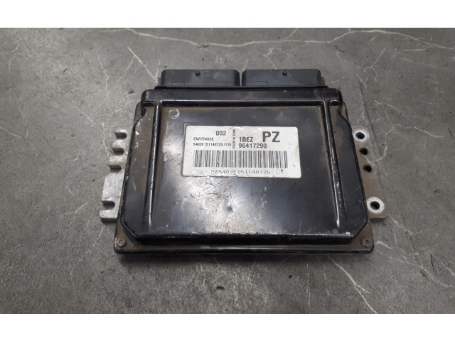 Блок управления двигателем Блок управления 96417290PZ   Chevrolet Matiz
