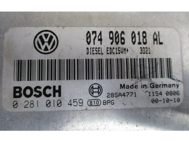 Блок управления двигателем Блок управления 074906018AL, 074906018AL   Volkswagen Transporter - Caravelle T4