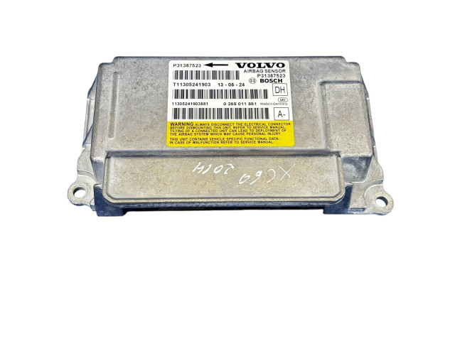 Блок подушек безопасности 31387523, 0285011881   Volvo XC60