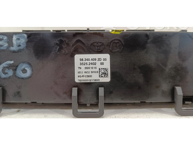 Модуль блока управления кондиционером 98340409ZD Citroen Berlingo