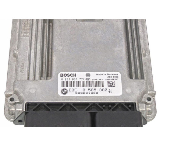 Řídící jednotka 0281031777, DDE8585380   BMW 5 F10 F11 2009