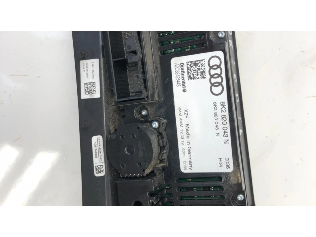 Блок управления климат-контролем 8K2820043N, A2C53428443 Audi A5 Sportback 8TA