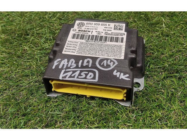Блок подушек безопасности 6R0959655K, 0285010793   Skoda Fabia Mk2 (5J)