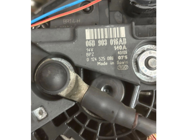 Генератор 06B903016AB, 0124525088 Audi Q3 8U