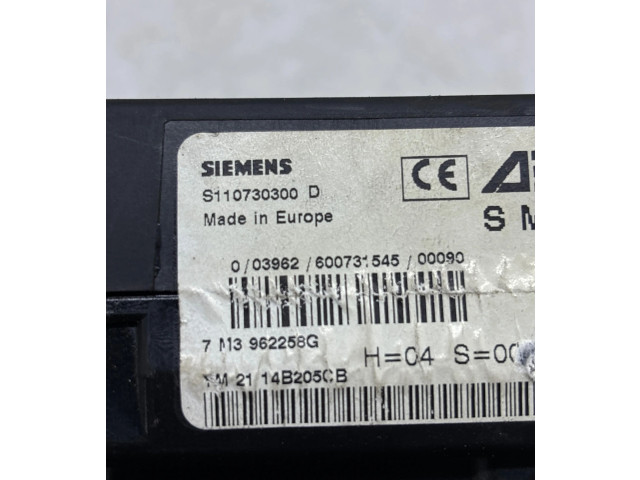 Pojistková skříňka 7M3962258G, S110730300D Seat Alhambra (Mk1) 2002