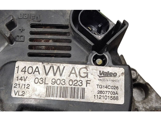 Генератор 03L903023F, 2607703A   Skoda Octavia Mk2 (1Z)      