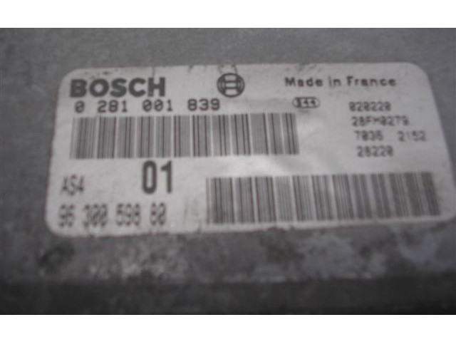 Блок управления 0281001839, 0281001839   Citroen Saxo