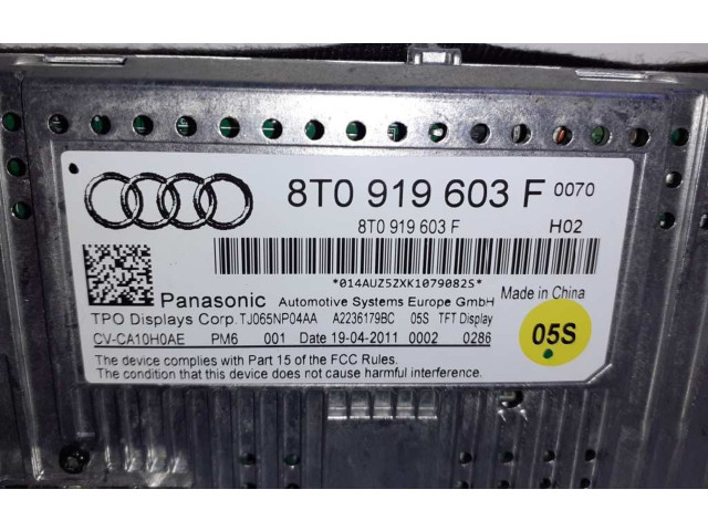 Дисплей    8T0919603F   Audi A4 Allroad