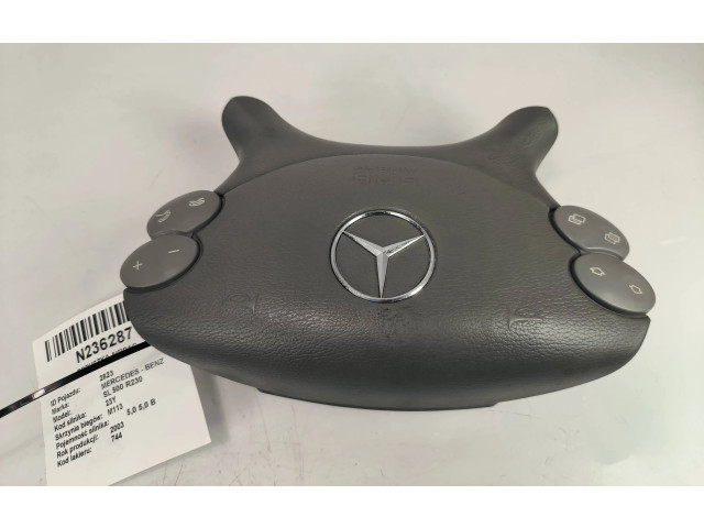 Подушка безопасности водителя 23046001987F0401 Mercedes-Benz SL R230