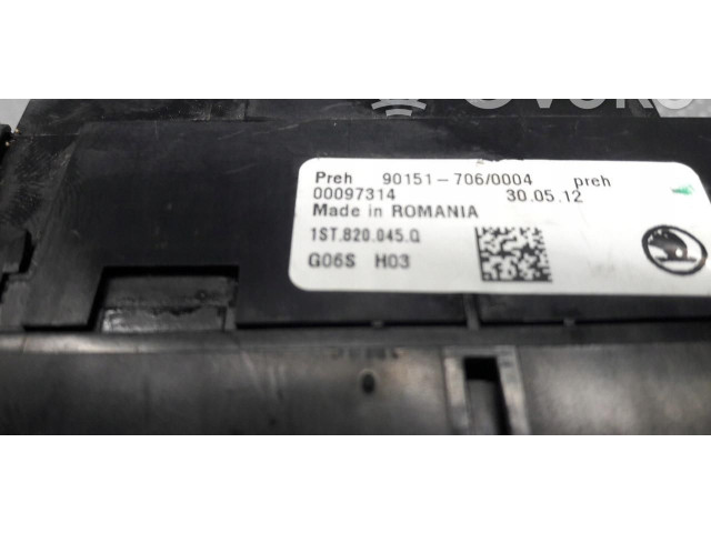 Блок управления климат-контролем 1ST820045Q   Skoda Citigo