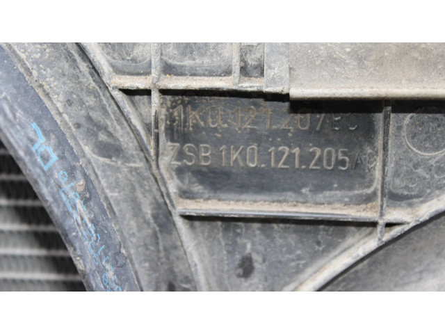 Комплект вентиляторов 1K0121207BC, 1K0121205AC Skoda Yeti (5L) 2.0