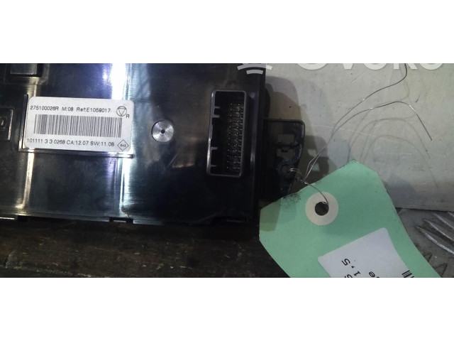 Блок управления климат-контролем 275109409R Renault Scenic III Grand scenic III