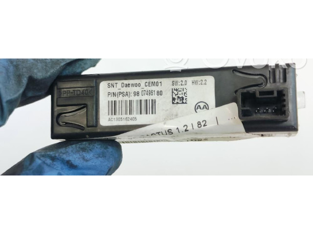 Дисплей 9807496180 Citroen C4 Cactus