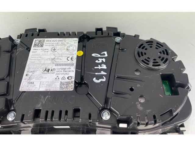 Панель приборов 654920940C   Skoda Kamiq       