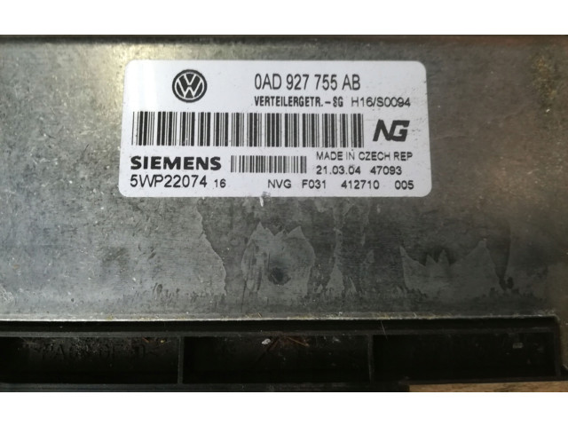 Блок управления коробкой передач 0AD927755AB Volkswagen Touareg I