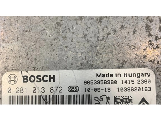 Řídící jednotka 9664843780, 9653958980 Citroen Berlingo 2009