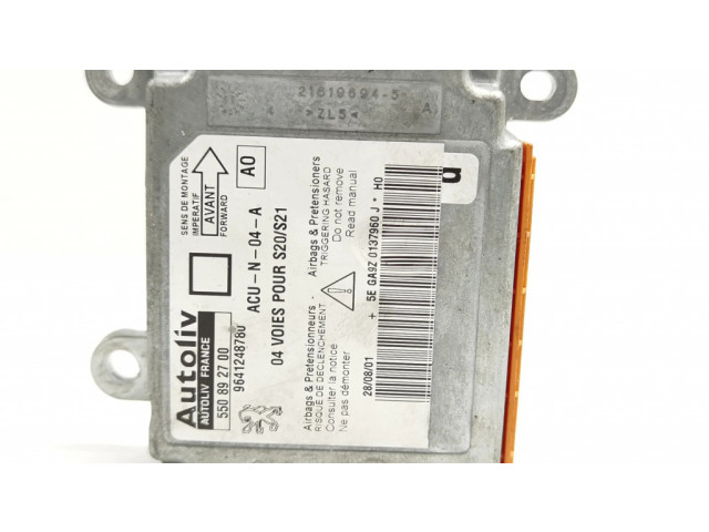 Блок подушек безопасности 9641248780, 550892700   Peugeot 106