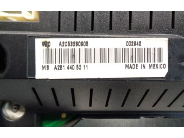 Přístrojová deska Mercedes-Benz R AMG W251 2014 A2514405211, A2C53280905