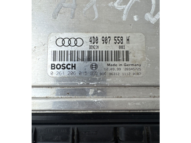 Блок управления двигателя 4D0907558H, 4D0907558H Audi A8 S8 D2 4D