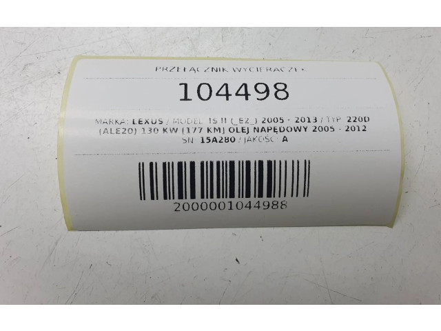 Переключатель дворников 15A280 Lexus IS 220D-250-350