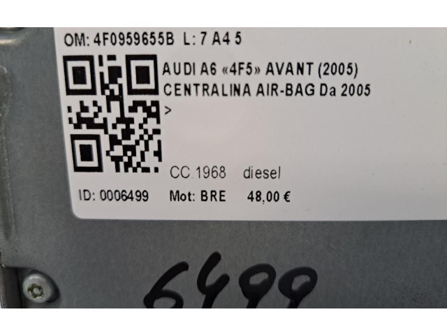 Блок подушек безопасности 4F0959655B, 4F0959655B   Audi A6 S6 C6 4F